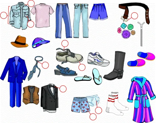 Bật mí một số từ vựng về quần áo thông dụng trong tiếng Anh