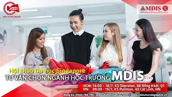 Tư vấn chọn ngành học và gặp gỡ cựu sinh viên tại Hội thảo MDIS, Singapore