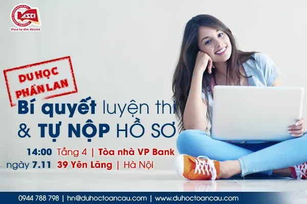 Hội thảo Bí quyết luyện thi và tự làm hồ sơ Du học Phần Lan