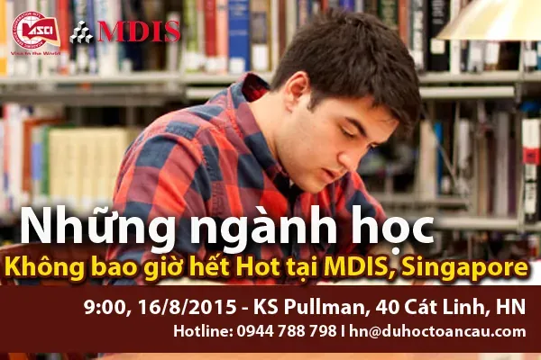 Hội thảo du học Singapore: Lựa chọn học ngành nào tại MDIS