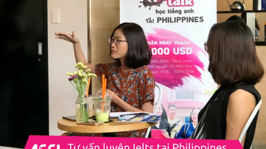 Coffee talk chuẩn bị hành trang kiến thức cho các bạn trẻ du học tiếng anh tại Philippines