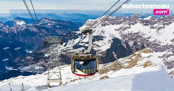 Quyến rũ đỉnh Titlis tại Núi thiên thần Engelberg Thụy Sĩ