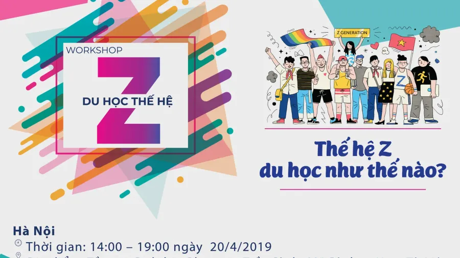[HN] Bỏ túi nghìn lẻ một bí kíp du học tại workshop DU HỌC THẾ HỆ Z duy nhất ngày 20/4